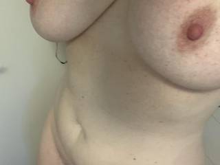 Tits and body, just after cumming