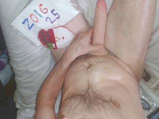 Above partial body view as I toy play in my recliner... TG1 camera was used.