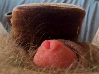 My tiny dick is even smaller than the heel of this wedge slipper