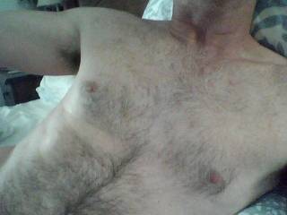 Would like to feel my breasts rubbing on your hairy chest