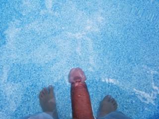 Floating around in the pool