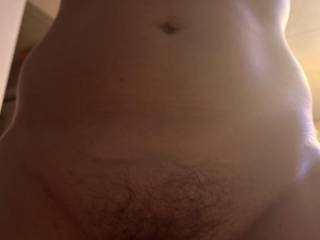 Just stripped - any couples want to split the goods? Who will focus on the tits and who will focus on the pussy?