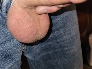 Getting hard out of my jeans