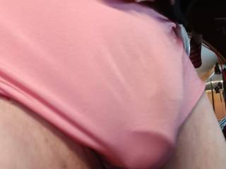 Playing in panties