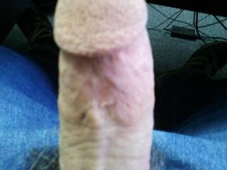 my dick, I took picture at work while watching porn from Zoig