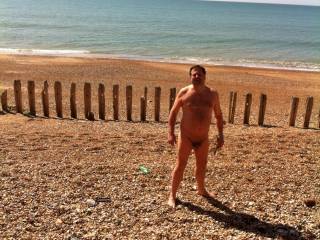 First day in uk on nude beach