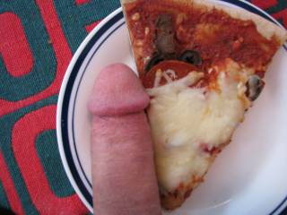 Anyone want the extra meat pizza?