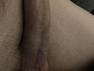 Hard and horny on sofa