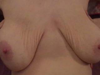 My hard nipples waiting to be played with ;)