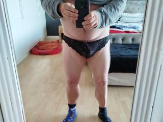 this is me in my wifes panties