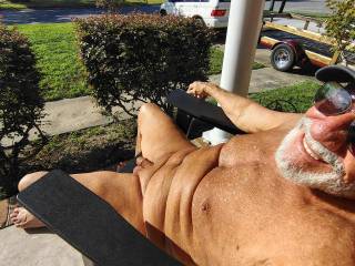 Great day to sit on the front porch