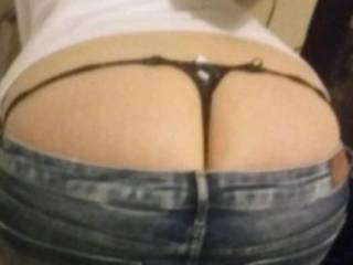 Thong up her ass hole x