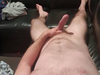 Couch wank