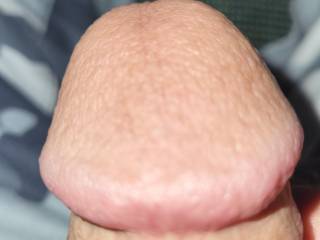 Close up of my cock head