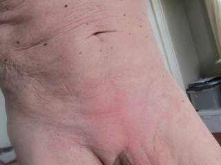 Punished myself just a little with a shower brush. It works nicely to get going.