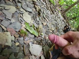 Part 2 of the kayak trip. Planted my seed up a ravine on my local reservior. No cottages anywhere on the lake, all state land. I can cum any fucking where I want here. Even in our local water supply ;)