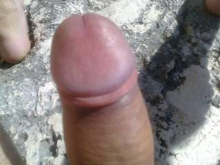 on beach