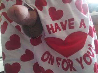 I have a heart on for you #looking at you