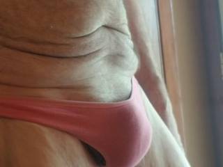 My tiny pink thong