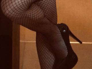 Fishnets and heels do you approve
