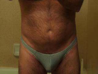 I think these mesh thongs look pretty good on me, what do you think?