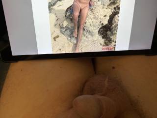 jingle ~ “Laura naked at the beach!”
