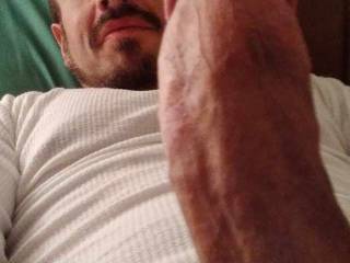 Missus wanted a dick pic with my face in ir