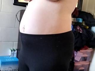 cum on these tits while she rides my cock