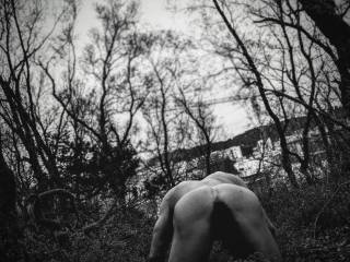 I got dared with this challenge "take a picture outside naked, on my hands and knees, and a butplug with a tail in my ass" had to stay like this for 5 minutes being exposed and in risky of getting caught in this humiliating pose. Very exciting and fun😊