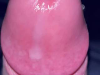 Getting a great orgasm from the massage toy. The cum just kept spewing out.