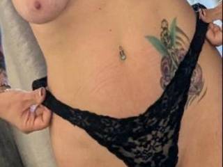 Wife\'s big tits and cute panties