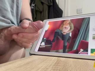 Shooting a huge load for the gorgeous Sindy - hope she enjoys it as much as I did making it