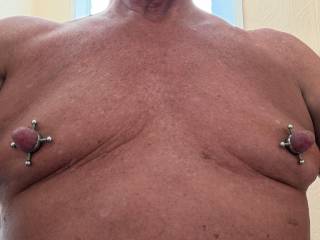 I love stretching and playing with my nipples. Bit of jewellery for fun