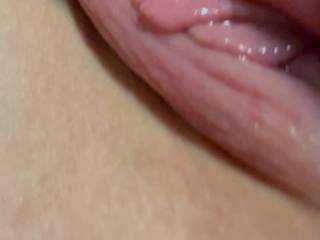 My wife has just had her pussy waxed and her skin is very sensitive: she has an orgasm just from being touched there