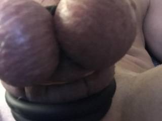 My tied balls. Do you like to take them in your mouth?