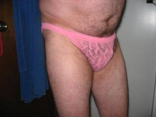 My pink lace panties make me feel like being a submissive pussy-boi... do you feel the same way?