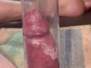 My new toy in action, it feels so good to stroke as soon as it’s removed. Anyone want to watch?