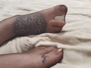 I\'ve never had my toes sucked on while wearing nylons 😕