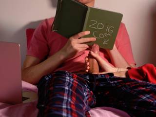 My friend called around to read me a bedtime story (Books – monthly theme)