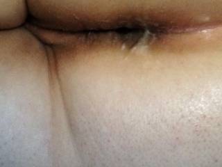 creampied little asshole