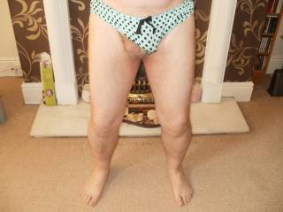 balls hanging out of panties