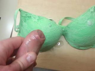 Found a bra in my roommate's room. Borrowed it!