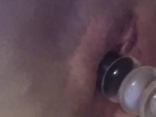 Coming hard on my glass dildo mmmm xx