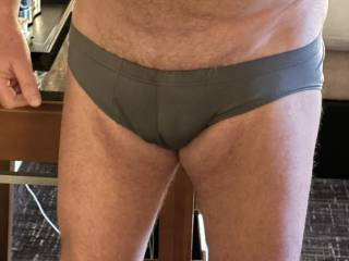 Little dick is panty clad.