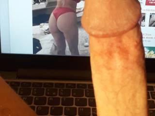 Peachy and sexy arse.