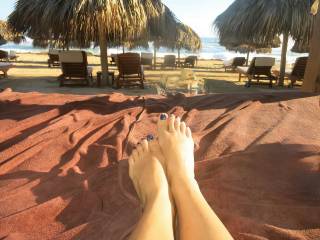 Feet in paradise