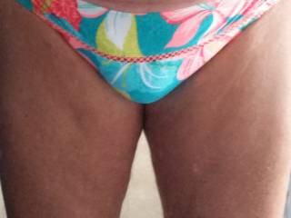 Why do ladies get all the bright undies? I had better put them back....