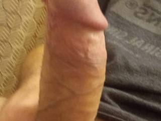 Again my cock is so hard and craving the attention of a warm wet pussy or throat. How do you like it?