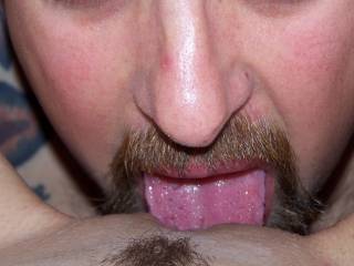 Eating his lover. Any ladies in Ct or NH that want to borrow hubbies tongue. Let us know