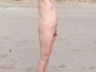 Small dick at the nude beach